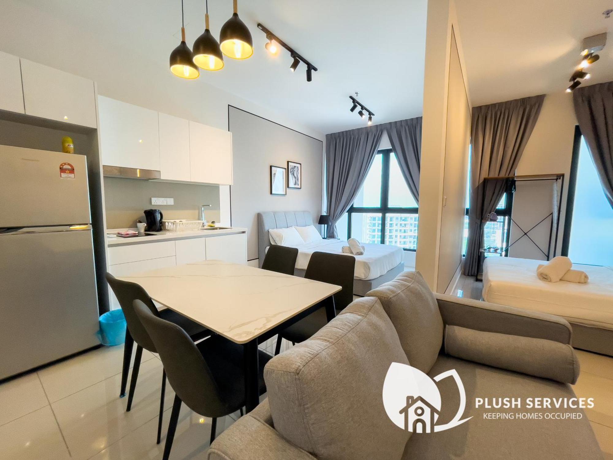 Highpark Suites At Petaling Jaya, Kelana Jaya By Plush Стая снимка